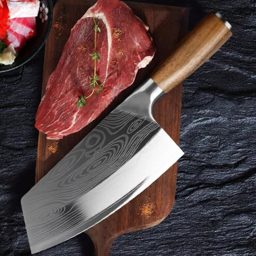 Professional Hand-Forged Cleaver • Eclipse by ATENAS