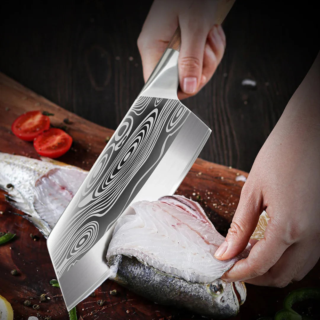 Professional Hand-Forged Cleaver • Eclipse by ATENAS