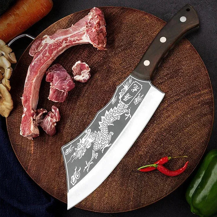 Hand Forged Japanese Knife • Black Dragon by Atenas Blades