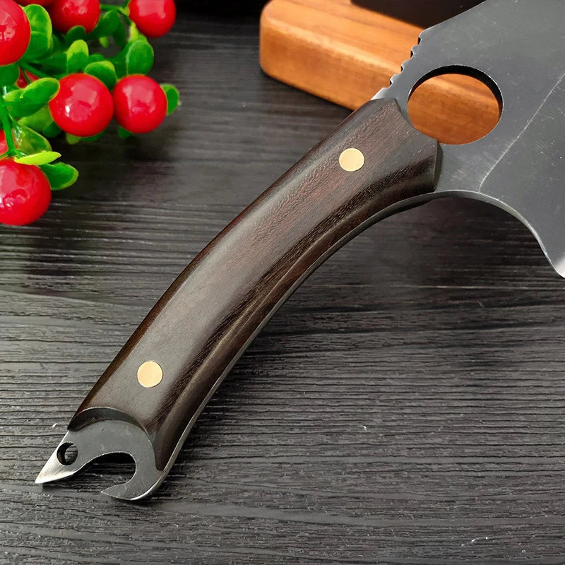 Professional Forged Cleaver + Sheath • Sombre by Atenas™
