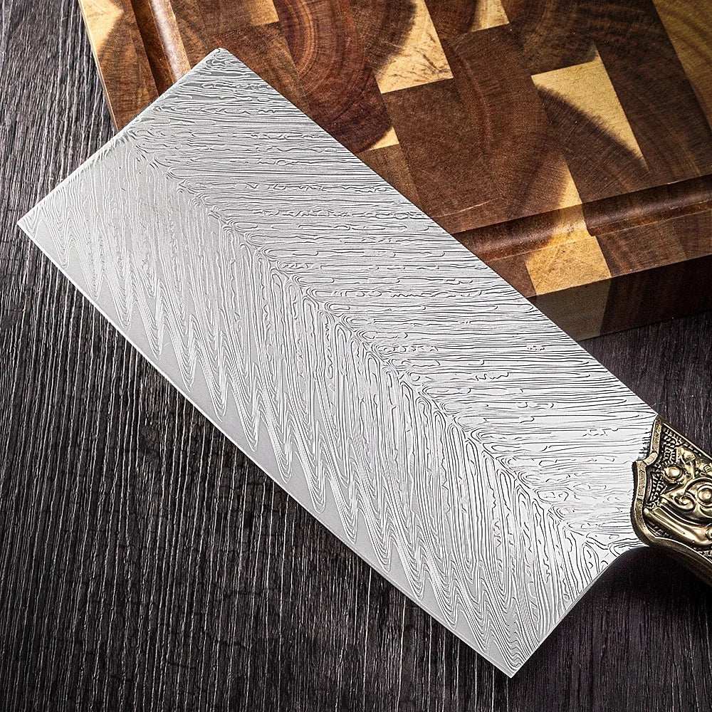 Hand-Forged Professional Cleaver • Saara BY ATENAS