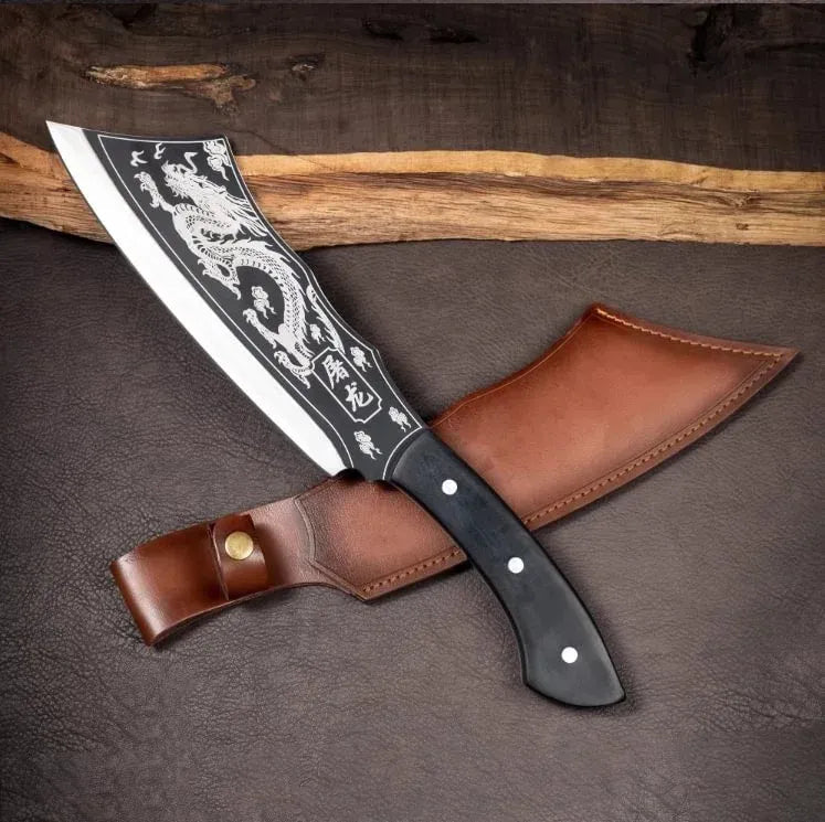 Hand Forged Japanese Knife • Black Dragon by Atenas Blades