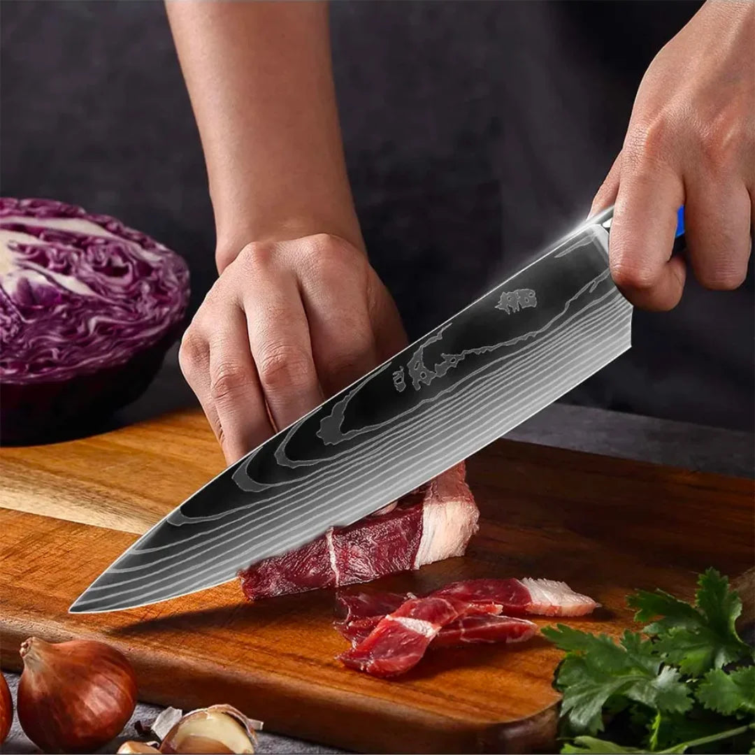 Hand Forged Chef's Knife • Cielo Knife by ATENAS Blades