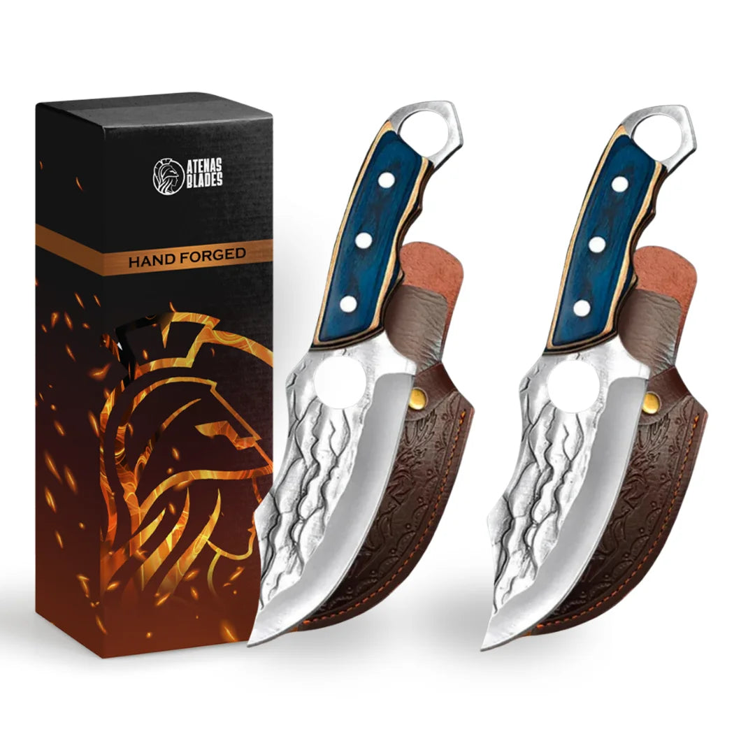 (BUY 1 GET 2) AZURE KNIFE ATENAS™ - 100% HAND FORGED