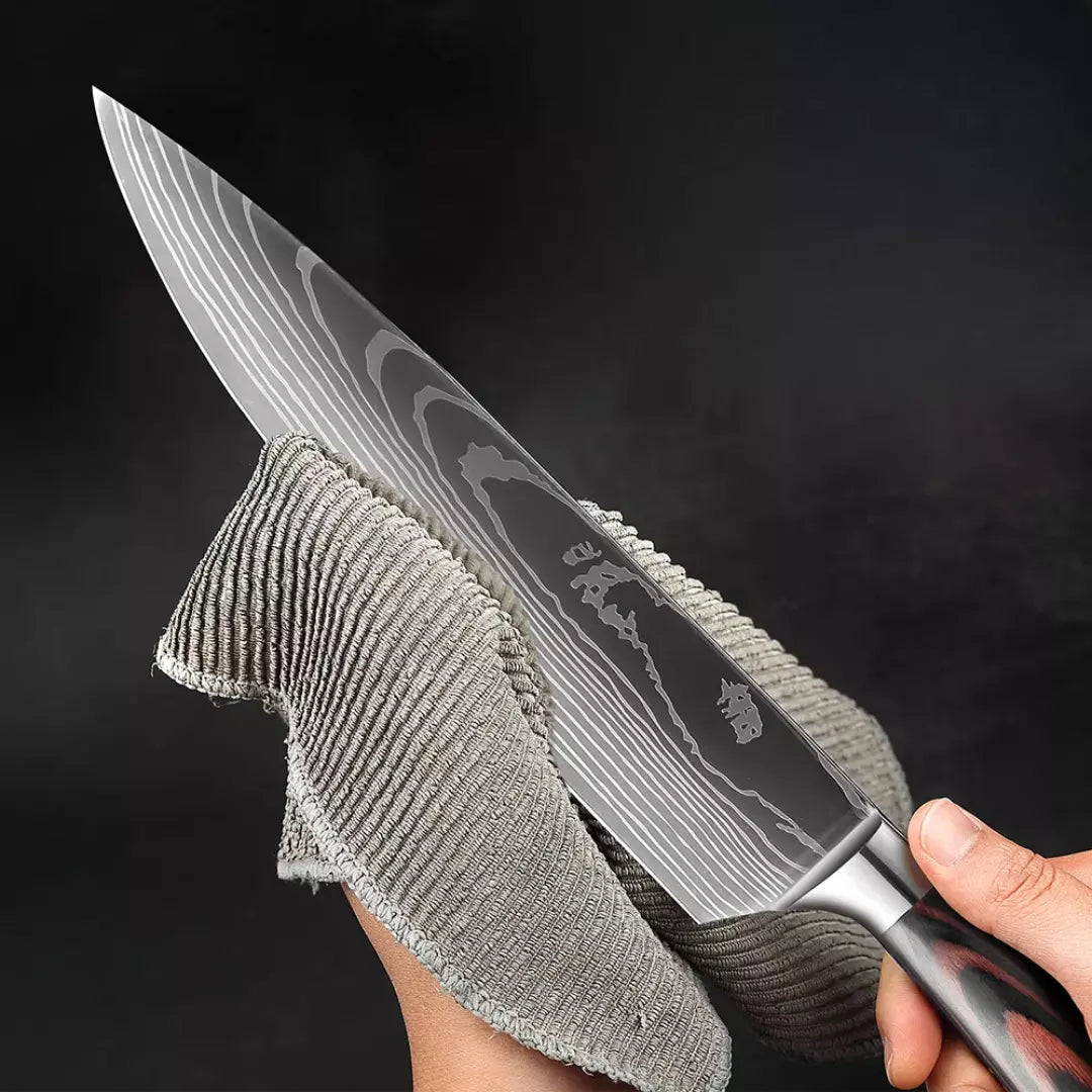 Hand Forged Chef's Knife • by ATENAS Blades