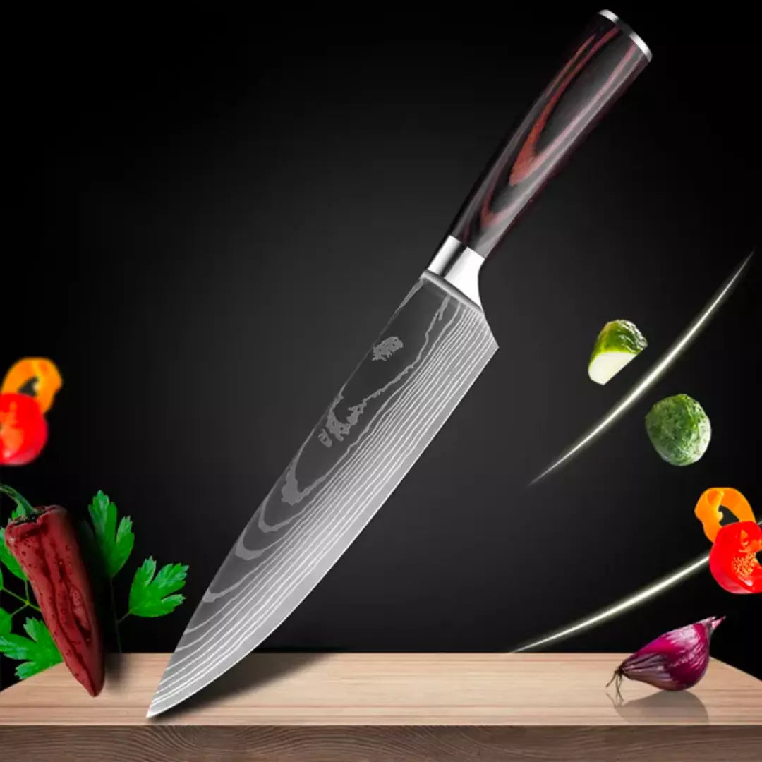 Hand Forged Chef's Knife • by ATENAS Blades