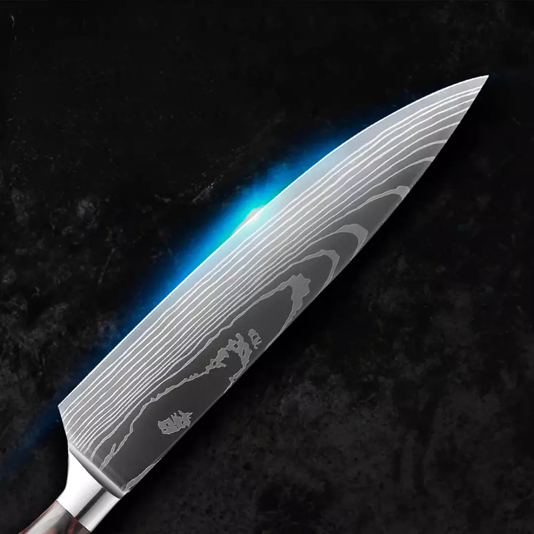 Hand Forged Chef's Knife • by ATENAS Blades