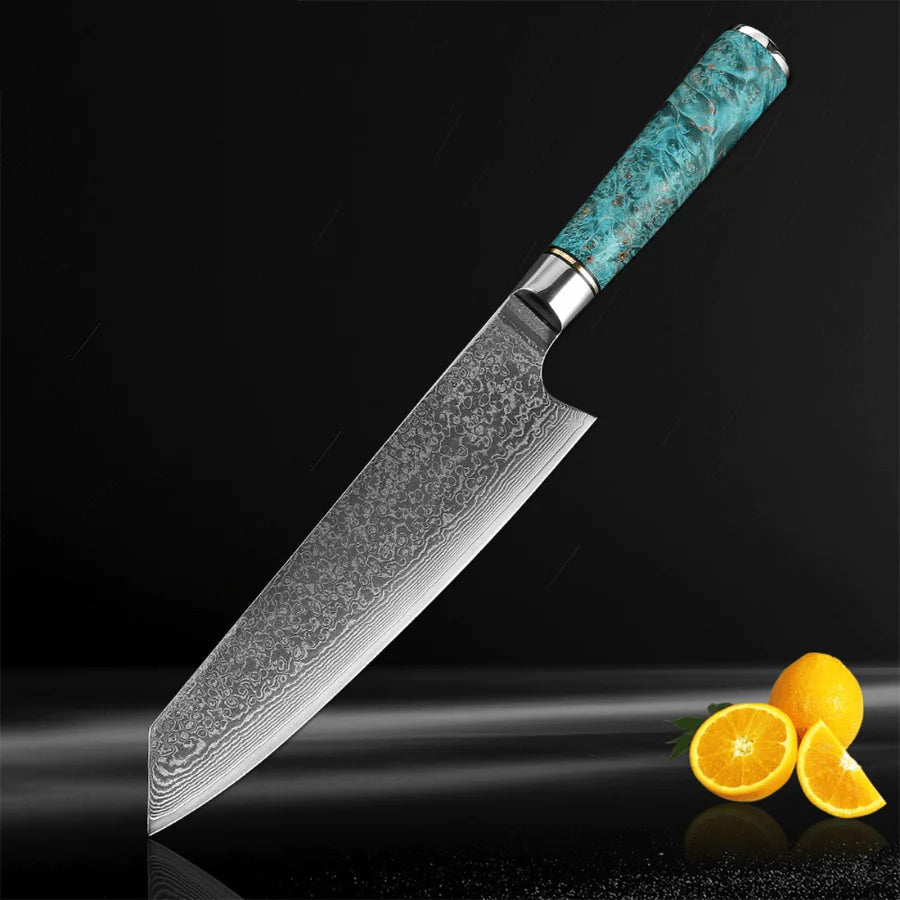 Kockkniv i damaskusstål • Vortex från Atenas Blades
