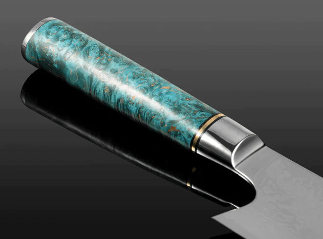Kockkniv i damaskusstål • Vortex från Atenas Blades
