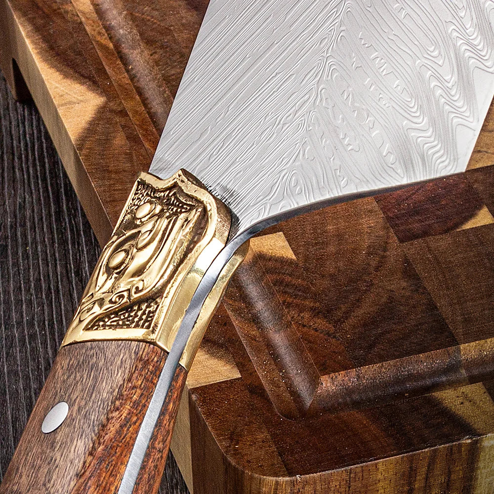 Hand-Forged Professional Cleaver • Saara BY ATENAS
