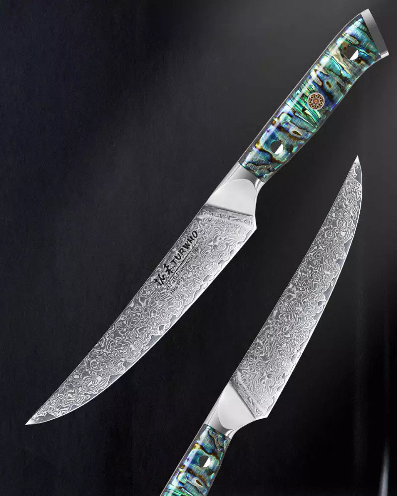 Kockkniv i damaskusstål • Arigator av Atenas Blades