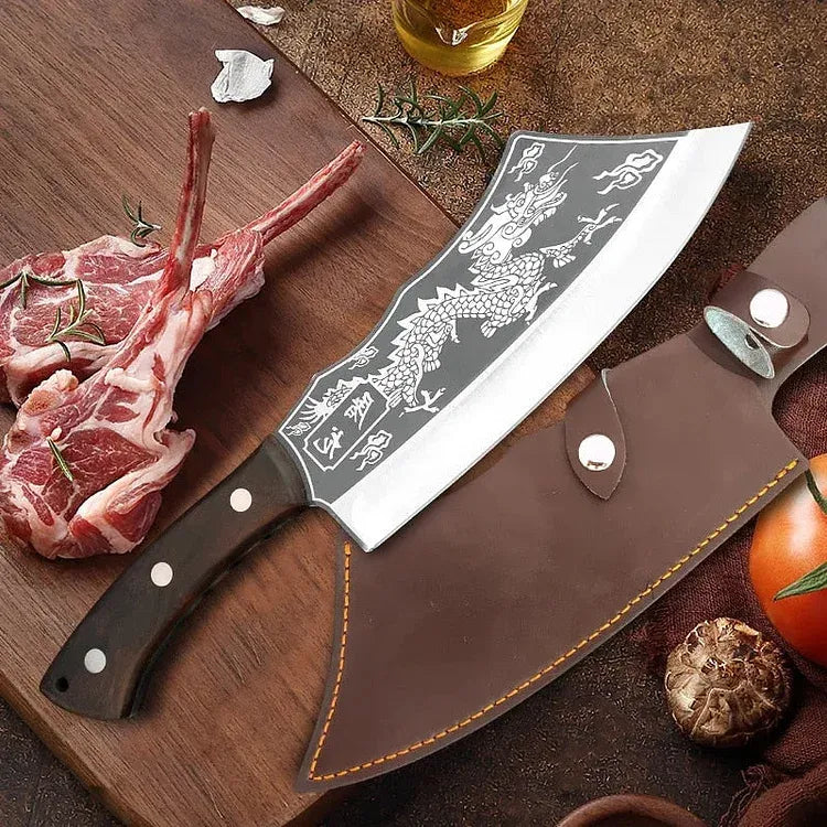 Hand Forged Japanese Knife • Black Dragon by Atenas Blades