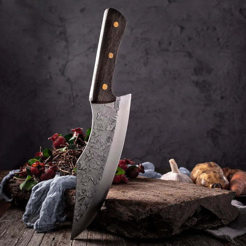 Hand Forged Professional Cleaver • King by ATENAS