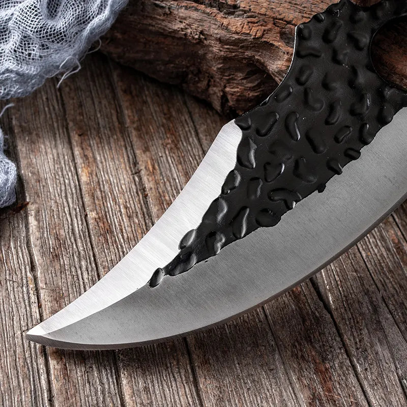 Hand-Forged Professional Knife + Free Sheath • Maori Atenas™