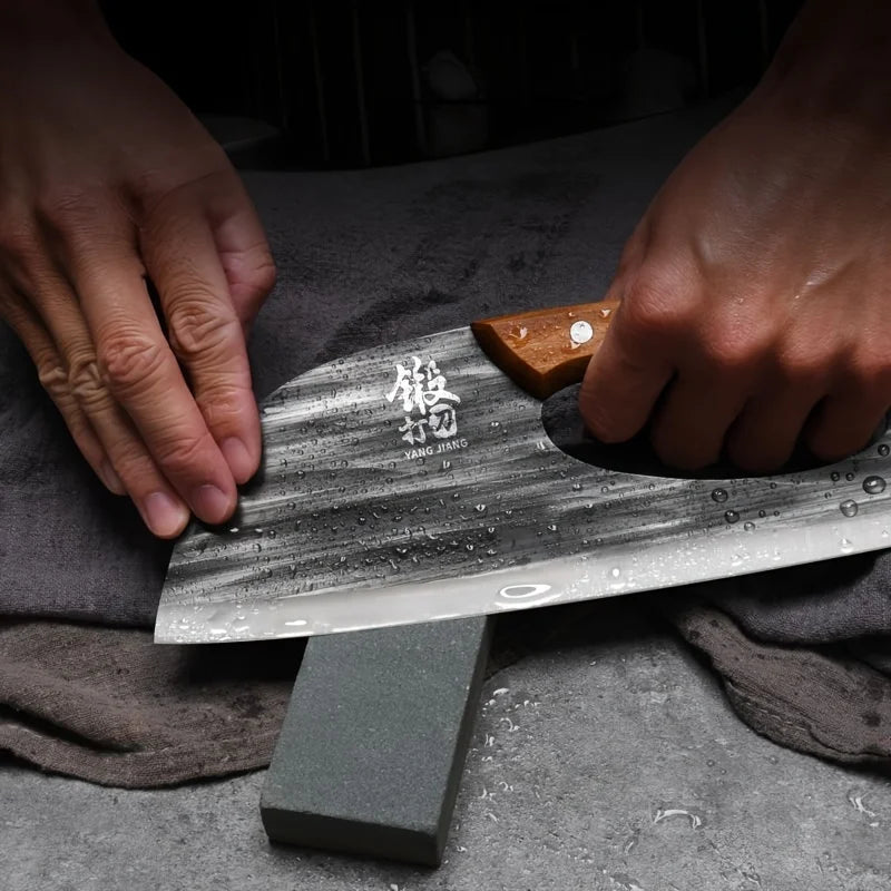 100% Hand-Forged Japanese Cleaver • Yang Pro by Atenas Blades™