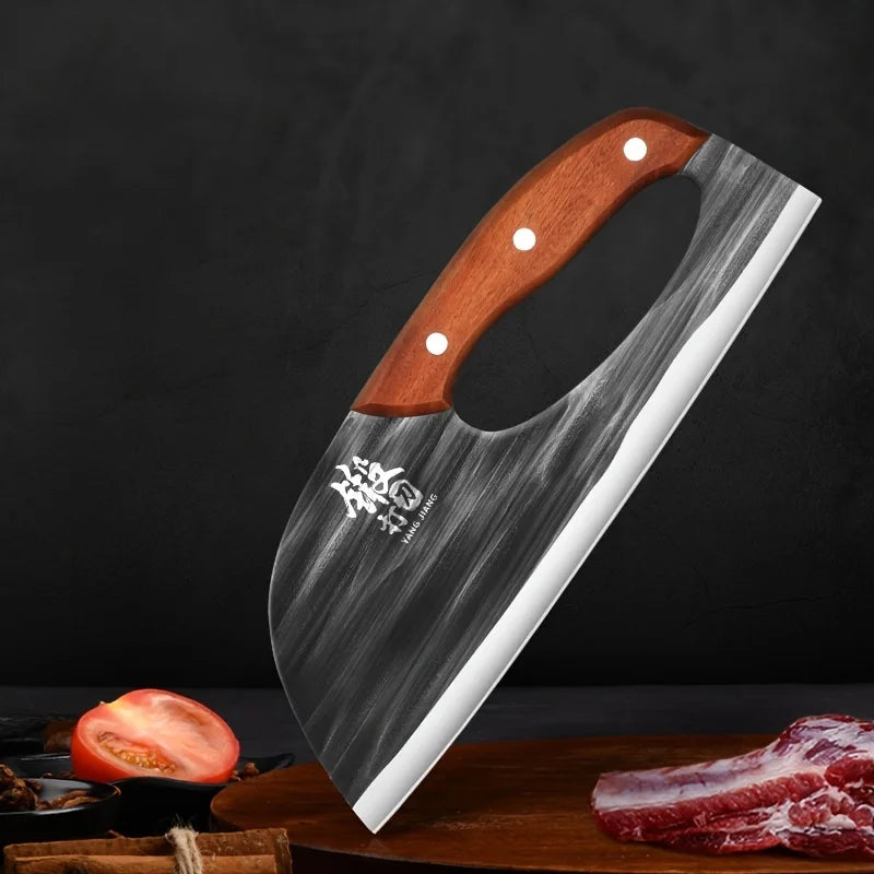 100% Hand-Forged Japanese Cleaver • Yang Pro by Atenas Blades™