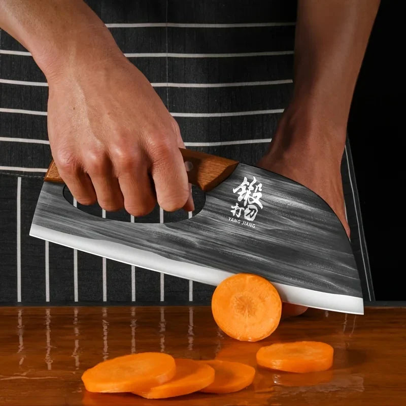 100% Hand-Forged Japanese Cleaver • Yang Pro by Atenas Blades™
