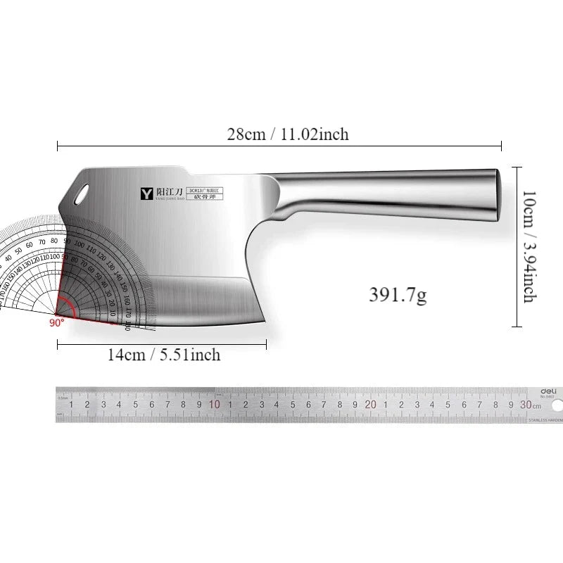 Hand Forged Professional Cleaver • Choppa by ATENAS