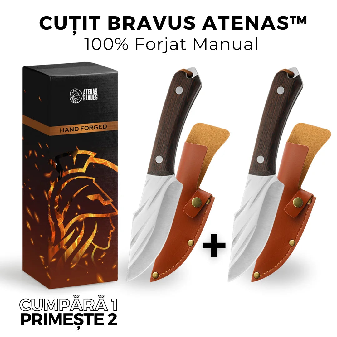 (KOOP 1, KRIJG 2) BRAVUS ATENAS™ MES • 100% MET DE HAND GESMEED