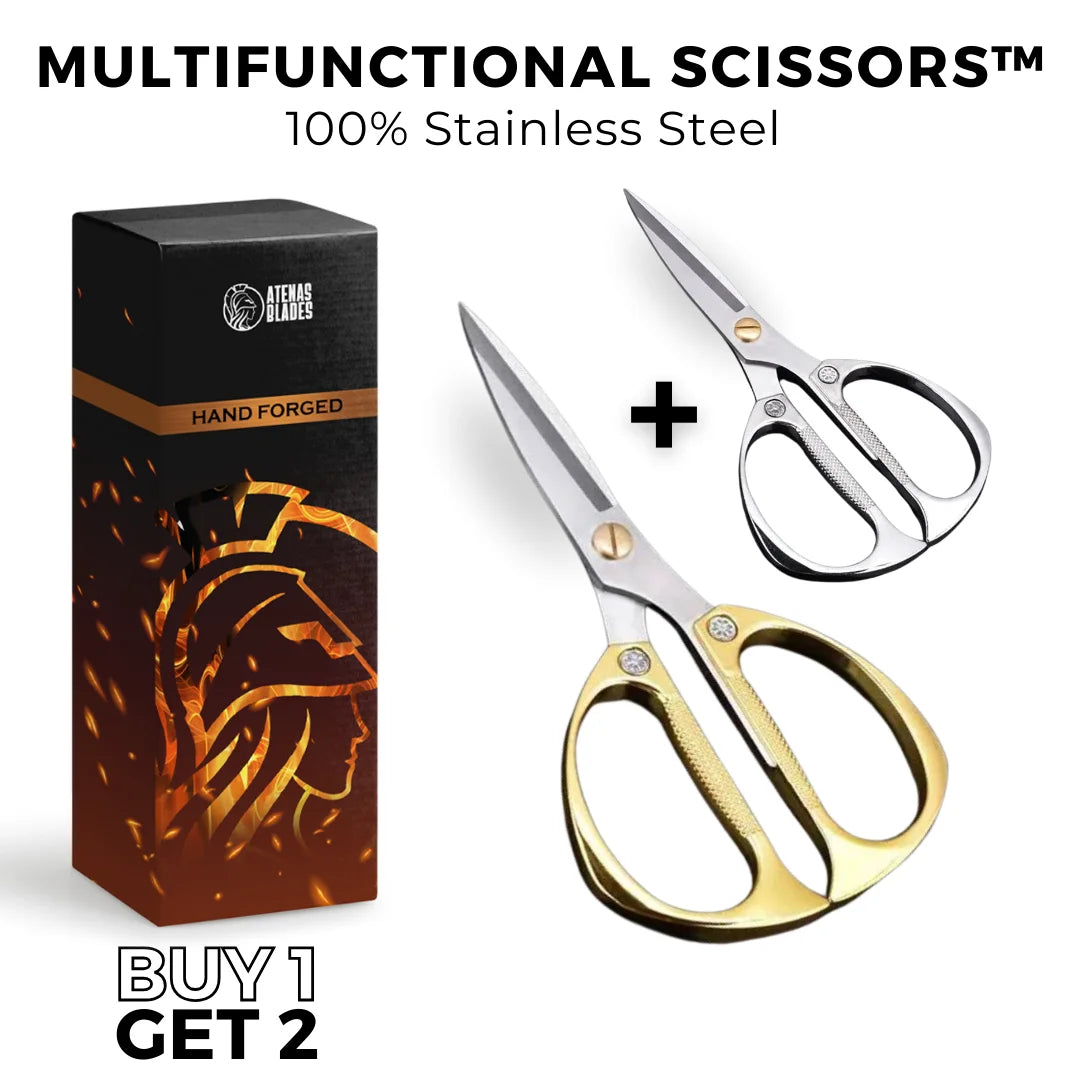 (BUY 1 GET 2) Multifunctional Stainless Steel Scissors • Premium Material