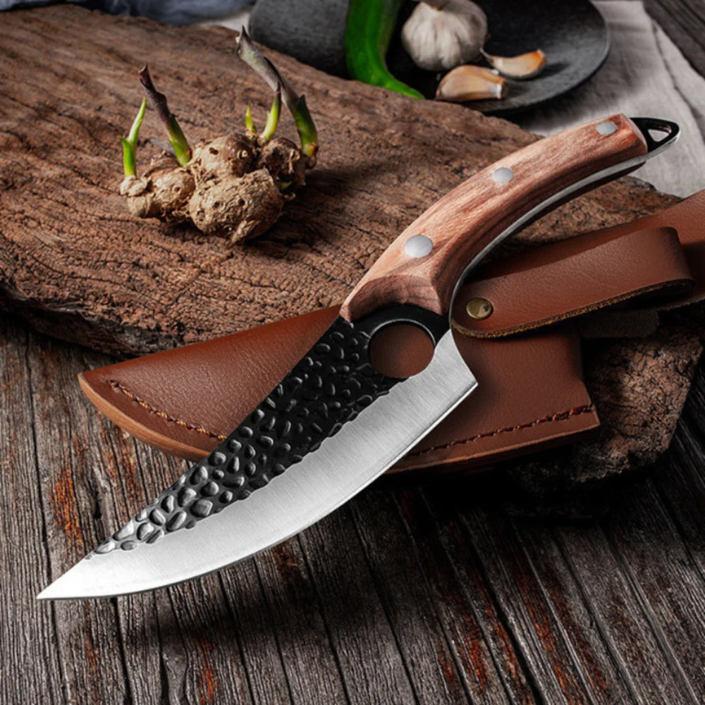 Hand-Forged Knife Combo + 3 Sheaths • Grant Combo by ATENAS