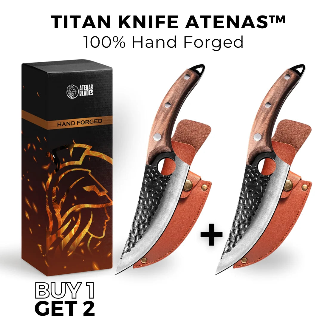 Couteau utilitaire forgé à la main • Titan par ATENAS Blades™