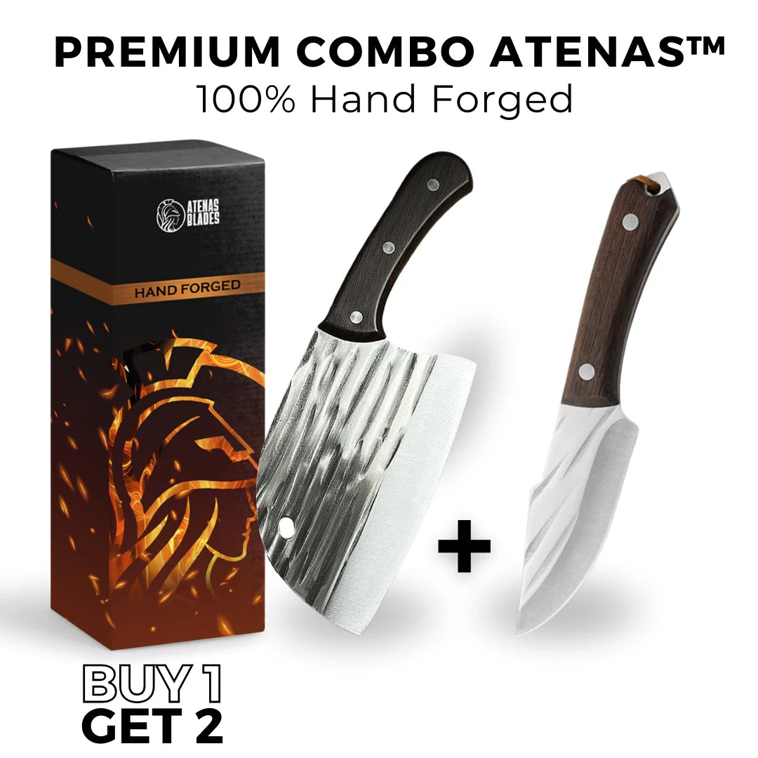 (BUY 1 GET 2) PREMIUM COMBO BY ATENAS™ • 100% HAND FORGED