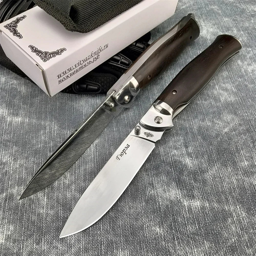 Premium Pocket Knife • Soviet BY ATENAS (+ Free Sheath)