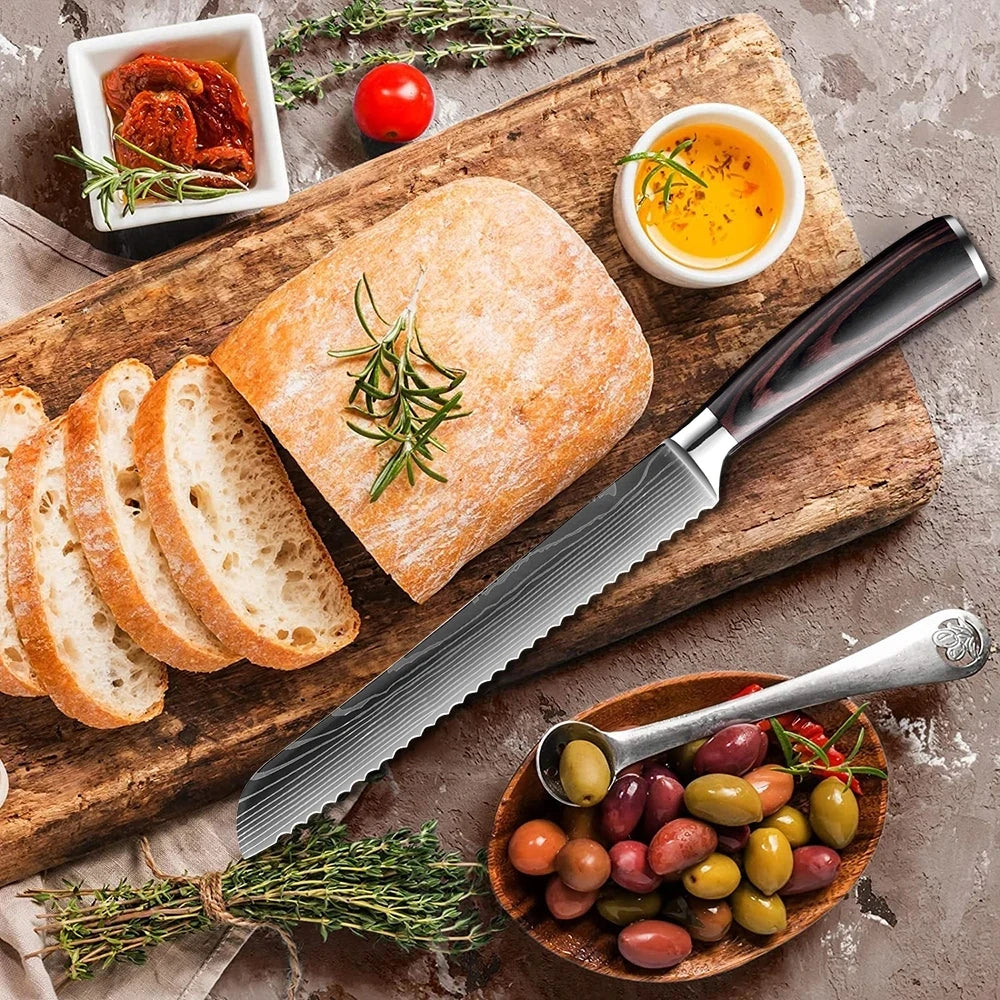 Professional Kitchen Knife • Bread Knife BY ATENAS