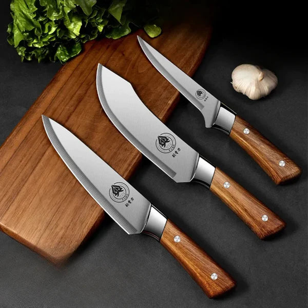 Set of 3 Forged Knives • Arabic Kit by ATENAS™