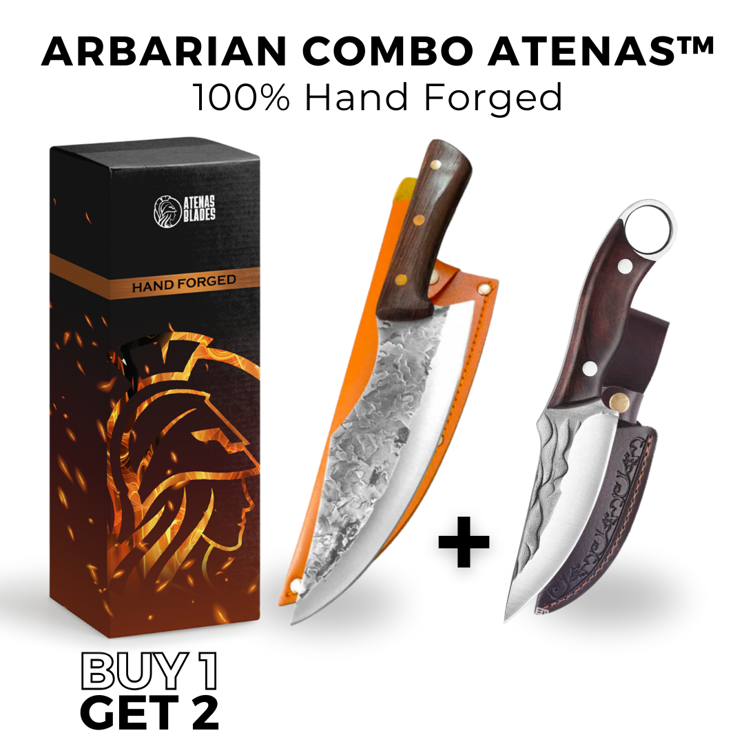 (BUY 1 GET 2) ARBARIAN COMBO ATENAS™ • 100% HAND FORGED