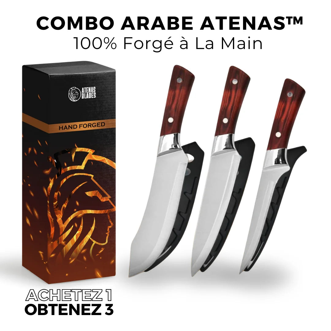 (ACHETEZ 1 OBTENEZ 3) COMBO ARABE ATENAS™ • 100% FORGÉ À LA MAIN