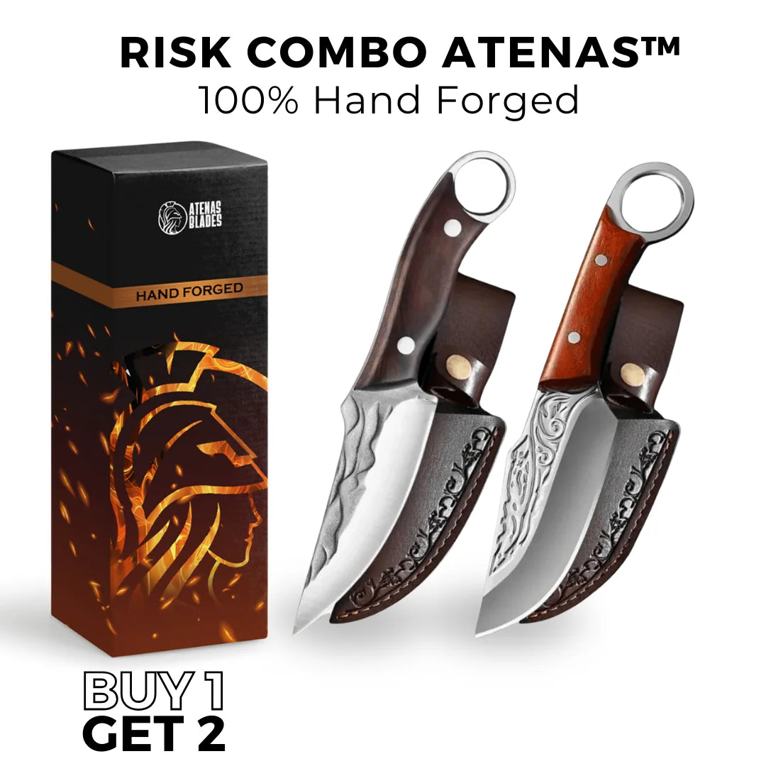 (BUY 1 GET 2) RISK COMBO BY ATENAS™ • 100% HAND FORGED