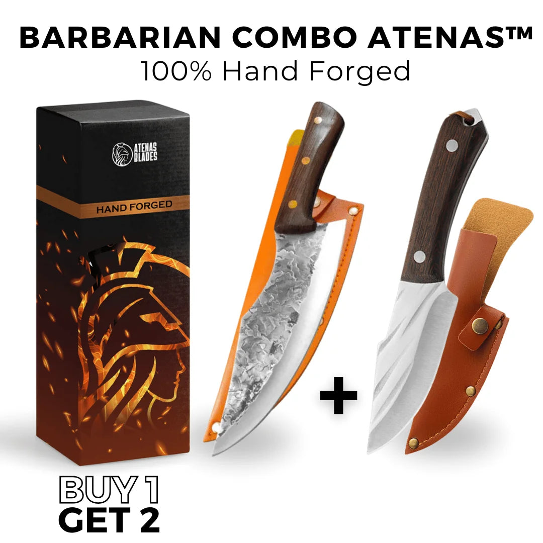 (BUY 1 GET 2) BARBARIAN COMBO ATENAS™ • 100% HAND FORGED