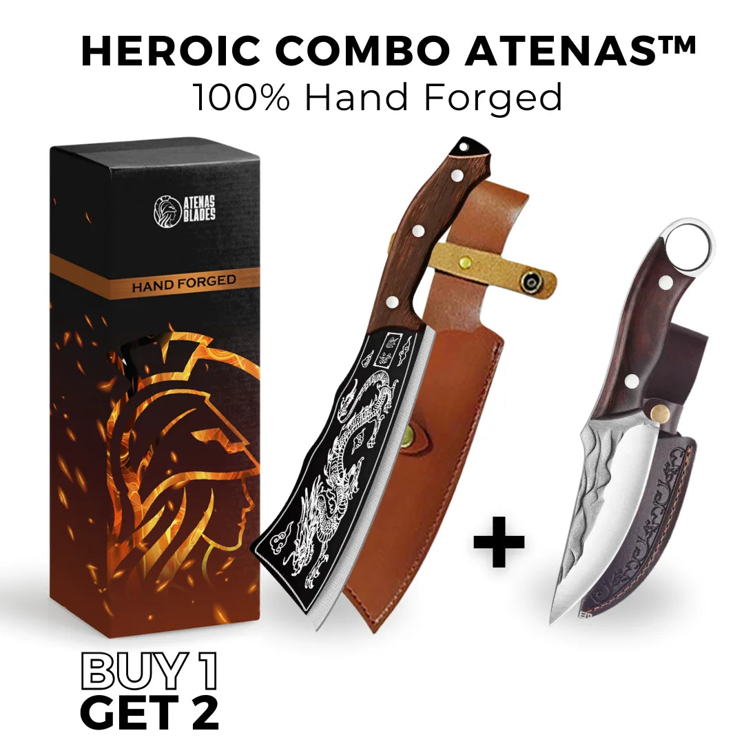 (BUY 1 GET 2) HEROIC COMBO BY ATENAS™ • 100% HAND FORGED