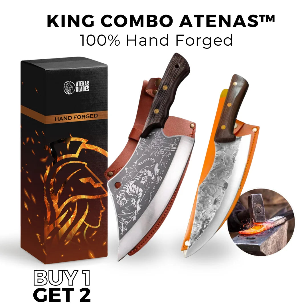 (BUY 1 GET 2) KING COMBO BY ATENAS™ • 100% HAND FORGED