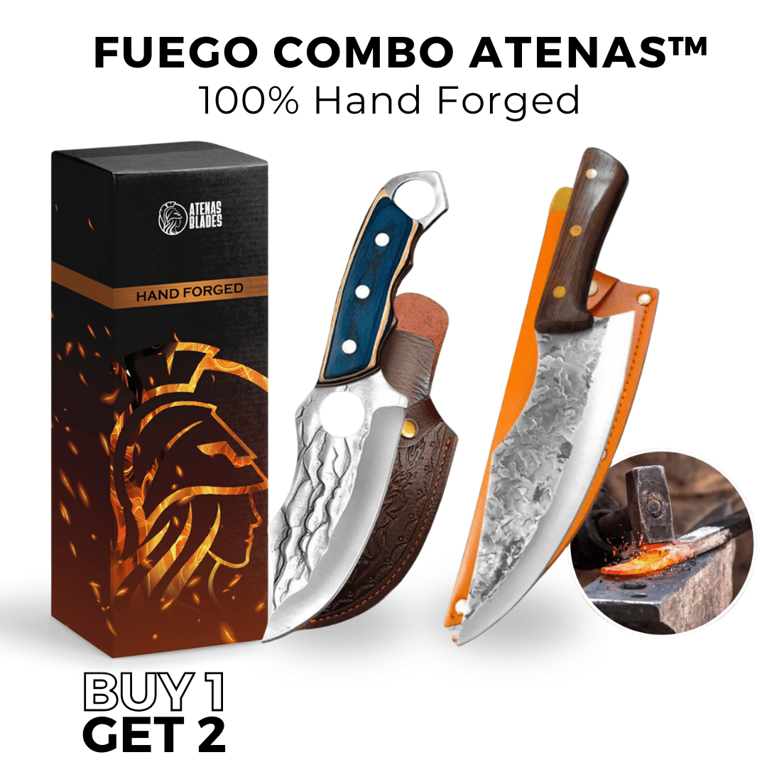 (BUY 1 GET 2) FUEGO COMBO BY ATENAS™ • 100% HAND FORGED