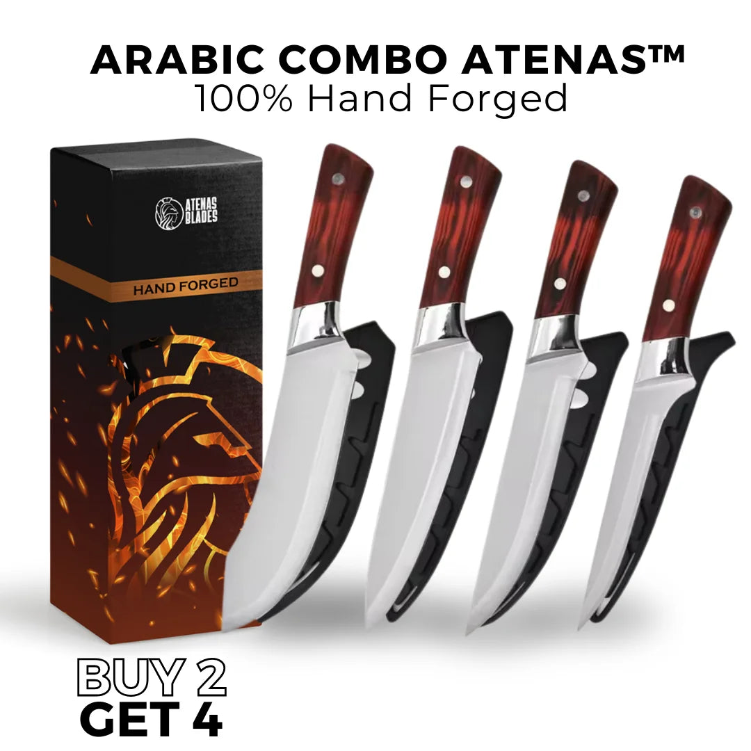 (KOOP 2 EN KRIJG 4) ARABISCHE COMBO VAN ATENAS™ • 100% MET DE HAND GESMEED