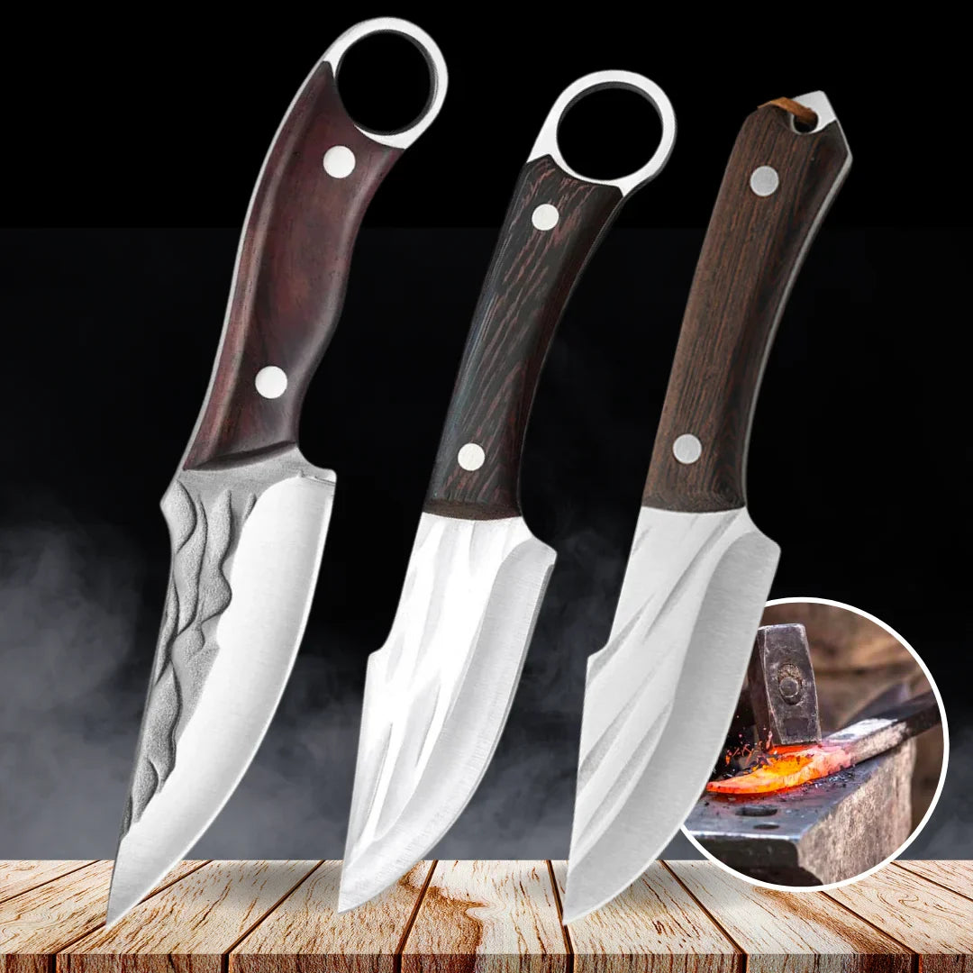 Hand-Forged Knife Combo • Delta Combo by ATENAS