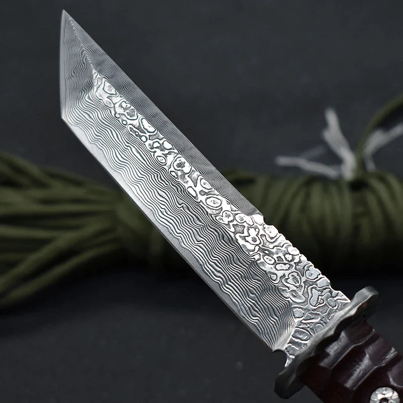 Damascus Steel Hand Forged Knife • Asphalt by Atenas Blades