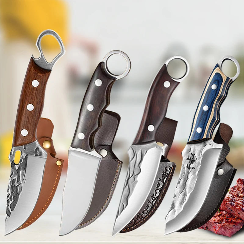 Set of 4 Hand-Forged Knives • Vortun Combo by ATENAS™