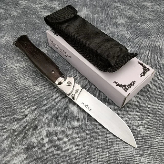 Premium Pocket Knife • Soviet BY ATENAS (+ Free Sheath)