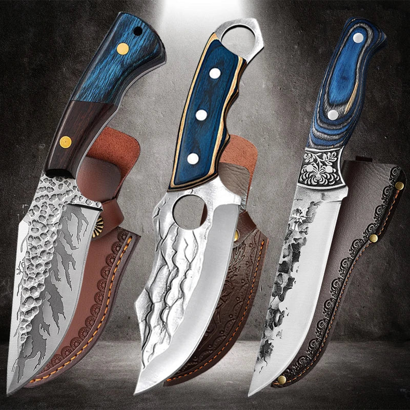 Set of 3 Hand-Forged Knives • Vitale Combo by ATENAS™