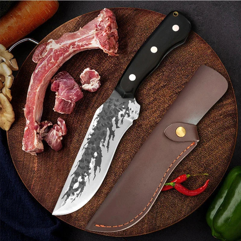 Hand-Forged Knife Combo + 3 Sheaths • Ventura Combo by ATENAS