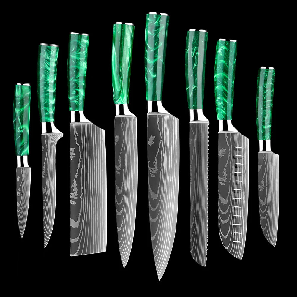 Precision Pro Amazon Series: 8-Piece Chef Knife Set