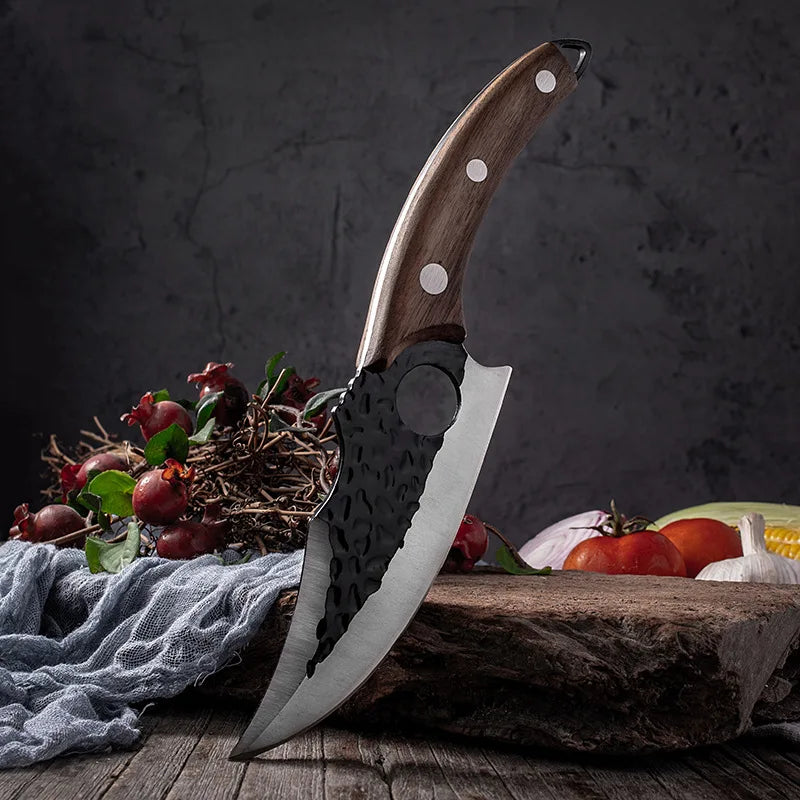 Hand-Forged Professional Knife + Free Sheath • Maori Atenas™ Knife